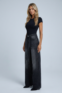 Jean Large Strass Celeste